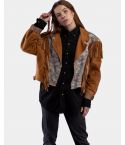 Camel Brown Ladies cowboy jacket