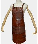 Soft Barber Brown Leather Apron