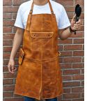 BBQ Brown Leather Apron