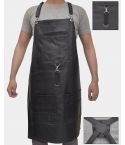 Black Leather Hairdressing Barber Apron