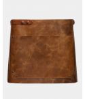 Brown Light Half Waist Leather Apron
