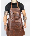 Personalized woodworking Leather Apron 