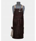Brown Heavy Weight Woodwarking Leather Apron