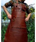 Woodworking Handmade custom leather apron men
