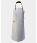 Classic BBQ White Leather Apron