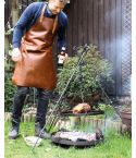 Classic BBQ Brown Leather Apron