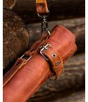 Custom knife roll Leather bag
