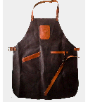 Customazed Personalized Brown Leather Apron