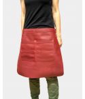 Deep Red Workshop Half Waist Leather Apron