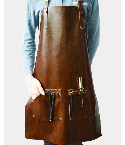 Genuine luxury waterproof top layer leather apron