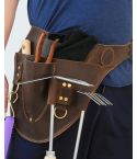 personalized leather garden tool belt