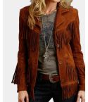 Fringe leather Jacket Western Jacket