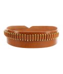 Leather Belt With Bullet Pockets in All Size