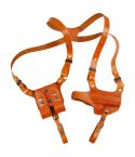 Leather Brown Shoulder Holster For All Guns