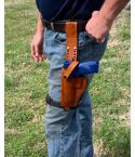Handmade Leather Drop leg option for field holsters For All Gun
