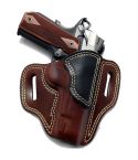 Brown Leather OWB Holster For All Mini Guns