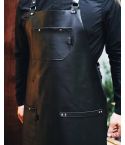 Premium Bartander Black Leahter Apron