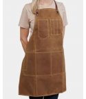 Rust Wax Canvas & Leather Woodworking Apron
