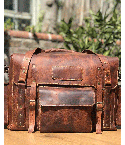 Tuscany Leather Handstitched Full Grain Explorer Bag