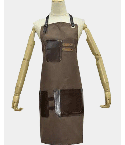 Heavy Duty Waxed Canvas Barber Leather Apron