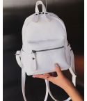 White Leather Mini Women Bag
