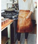 Women BBQ Half Waist Leather Apron