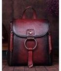 Women Vintage Genuine Leather Backpack
