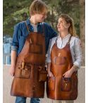 Woodwork Pottery With Pockets Leather apron