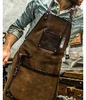 Woodworking Crazy Horse Leather Apron