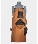 Workplace Tan Leather Apron