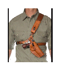 Best Leather Shoulder Holster With Mag Pouch For 1911 Guns
